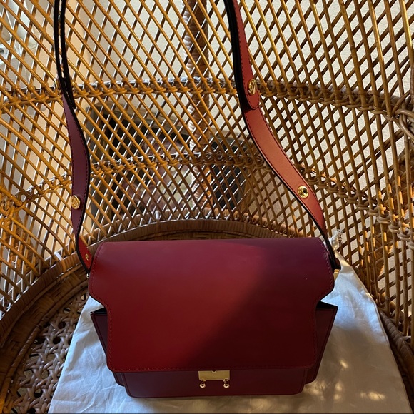 MARNI Leather Medium Trunk Shoulder Bag - Picture 3 of 11